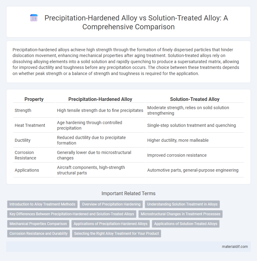 Precipitation-Hardened Alloy vs Solution-Treated Alloy: A Comprehensive Comparison