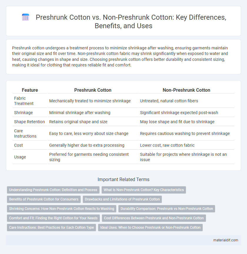 Preshrunk Cotton vs. Non-Preshrunk Cotton: Key Differences, Benefits, and Uses