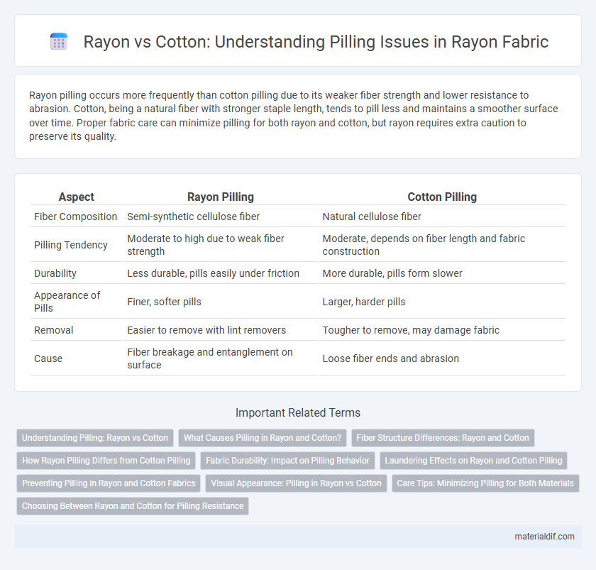 Rayon vs Cotton: Understanding Pilling Issues in Rayon Fabric