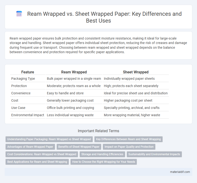 Ream Wrapped vs. Sheet Wrapped Paper: Key Differences and Best Uses