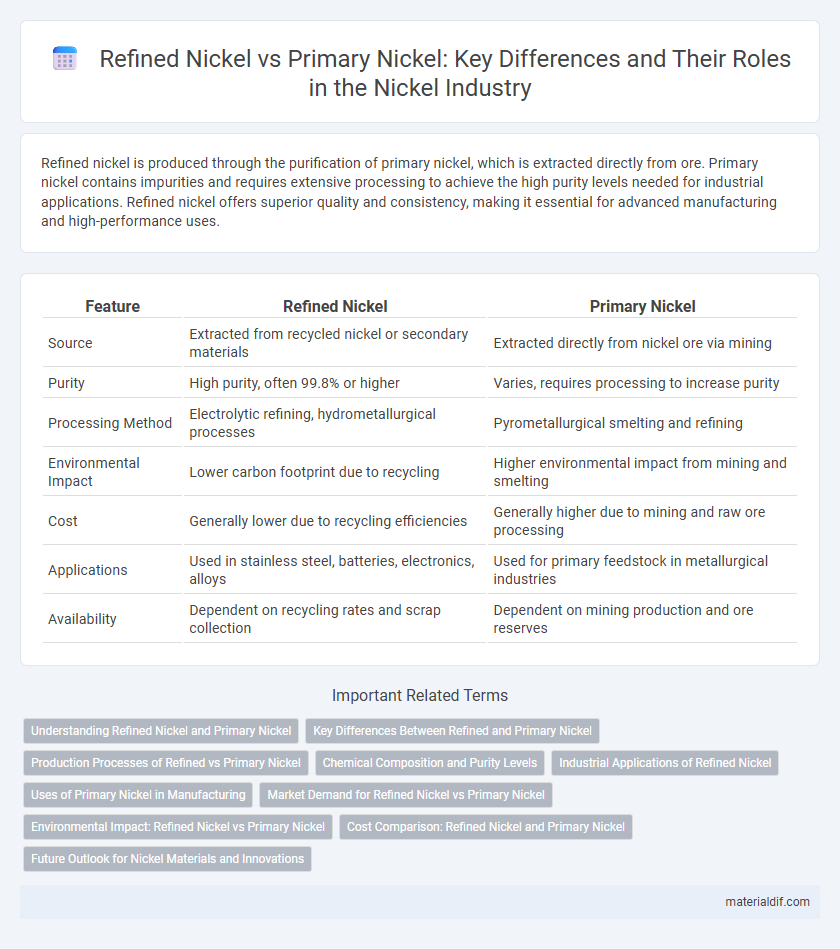 Refined Nickel vs Primary Nickel: Key Differences and Their Roles in the Nickel Industry