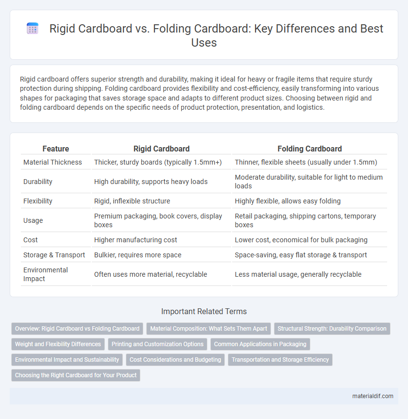 Rigid Cardboard vs. Folding Cardboard: Key Differences and Best Uses