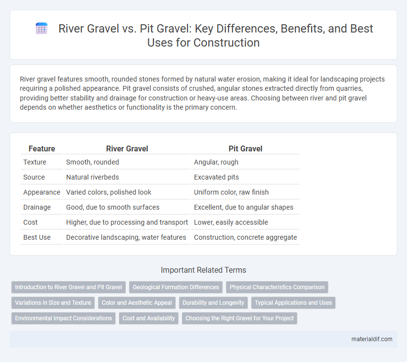River Gravel vs. Pit Gravel: Key Differences, Benefits, and Best Uses for Construction