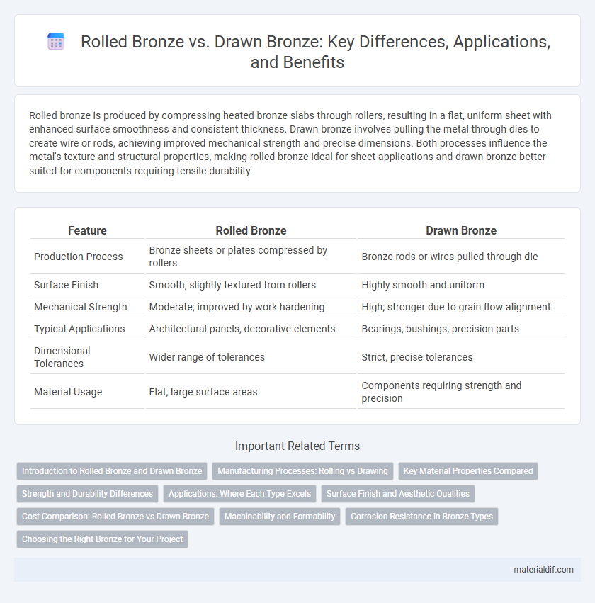 Rolled Bronze vs. Drawn Bronze: Key Differences, Applications, and Benefits