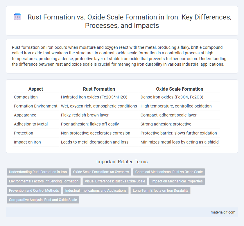 Rust Formation vs. Oxide Scale Formation in Iron: Key Differences, Processes, and Impacts