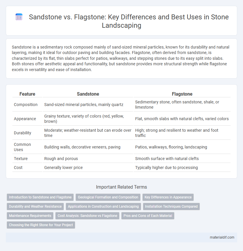 Sandstone vs. Flagstone: Key Differences and Best Uses in Stone Landscaping