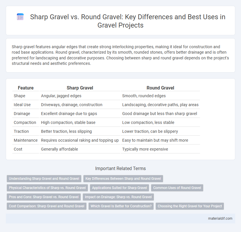 Sharp Gravel vs. Round Gravel: Key Differences and Best Uses in Gravel Projects
