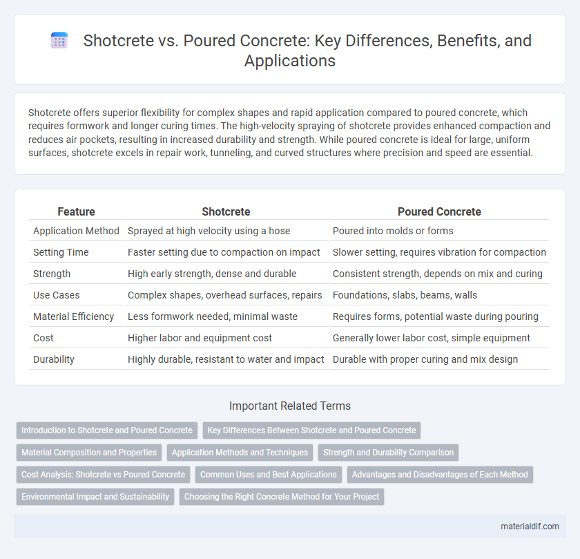 Shotcrete vs. Poured Concrete: Key Differences, Benefits, and Applications