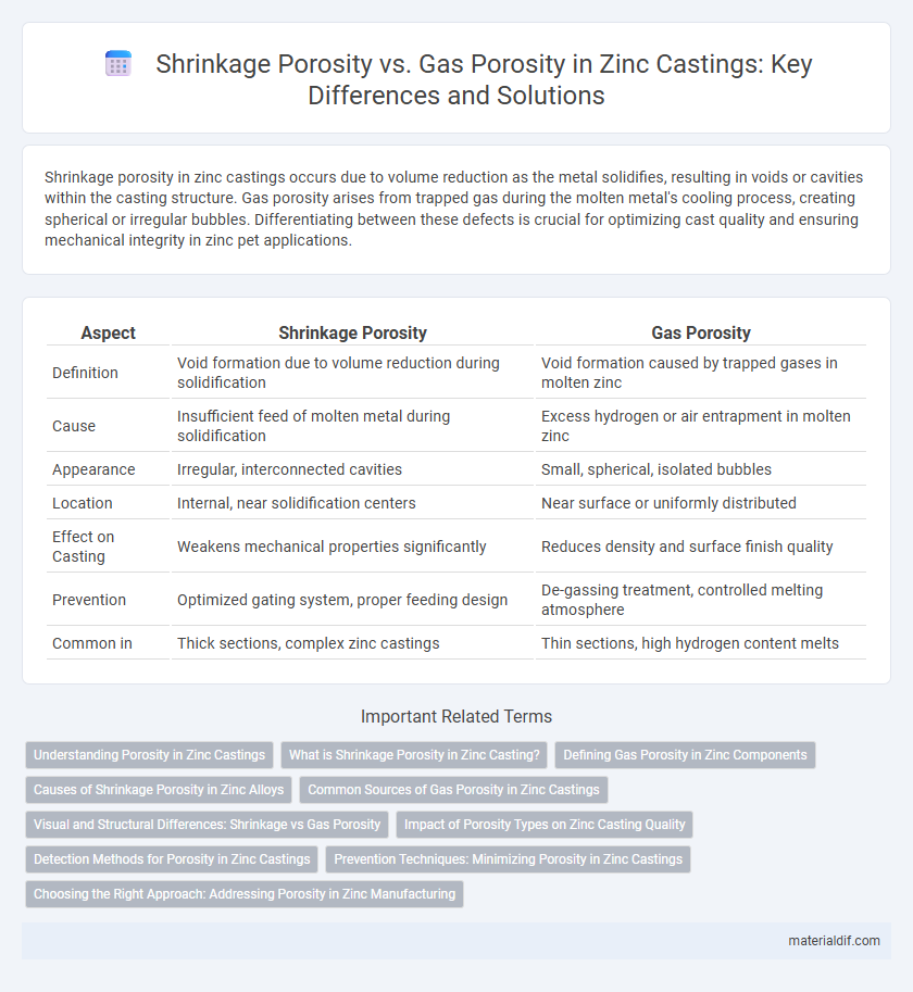 Shrinkage Porosity vs. Gas Porosity in Zinc Castings: Key Differences and Solutions