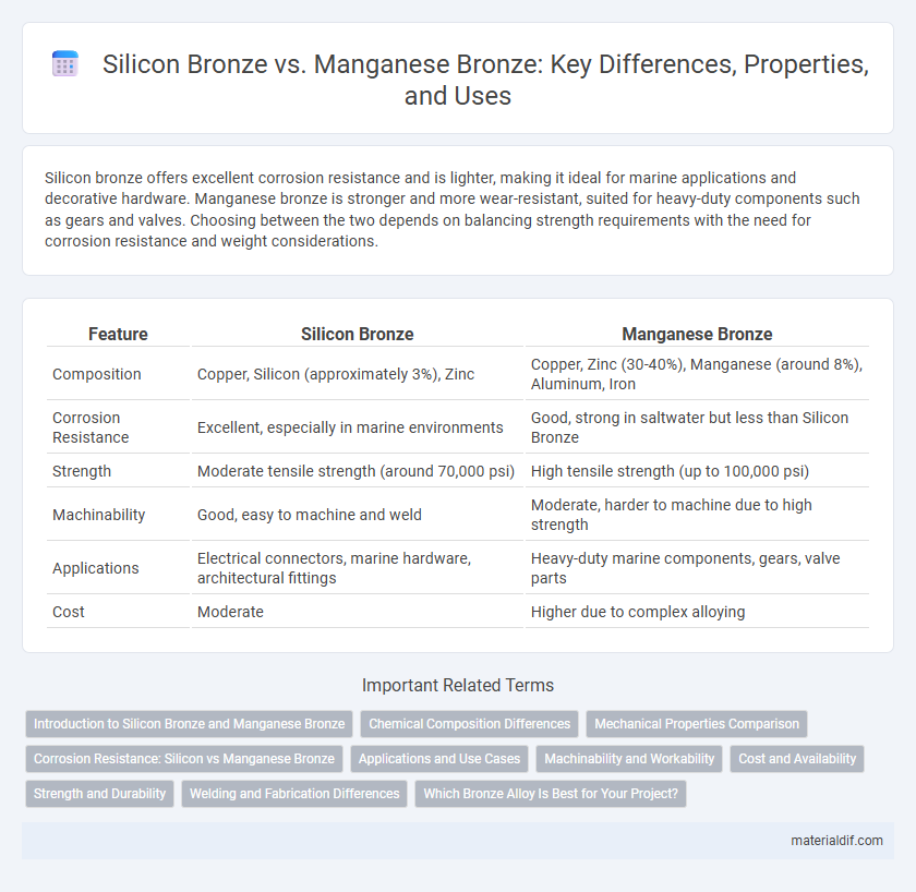Silicon Bronze vs. Manganese Bronze: Key Differences, Properties, and Uses