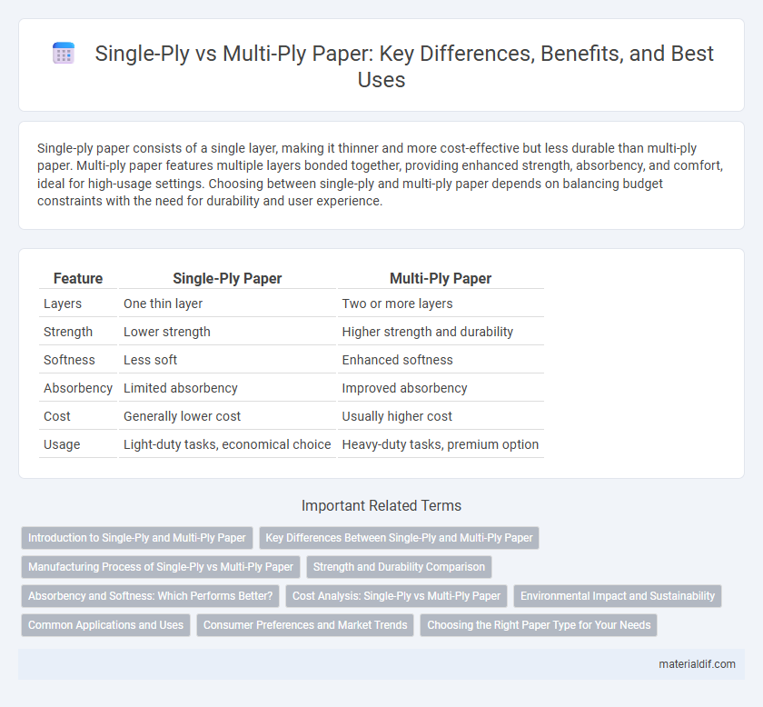 Single-Ply vs Multi-Ply Paper: Key Differences, Benefits, and Best Uses