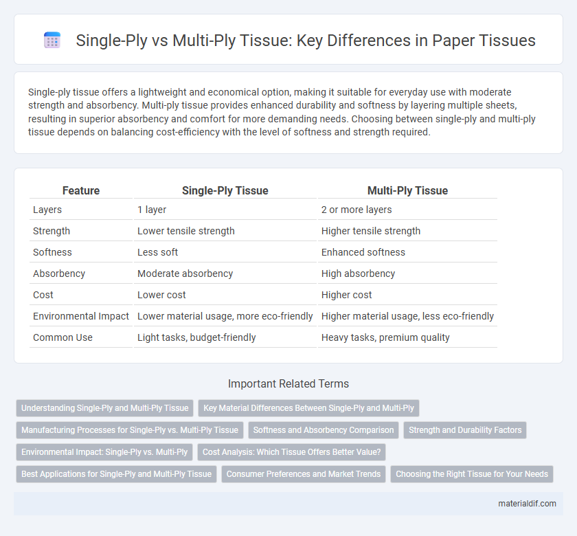 Single-Ply vs Multi-Ply Tissue: Key Differences in Paper Tissues