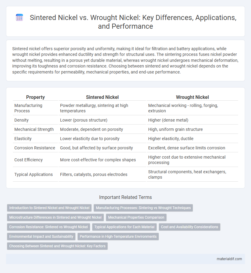 Sintered Nickel vs. Wrought Nickel: Key Differences, Applications, and Performance