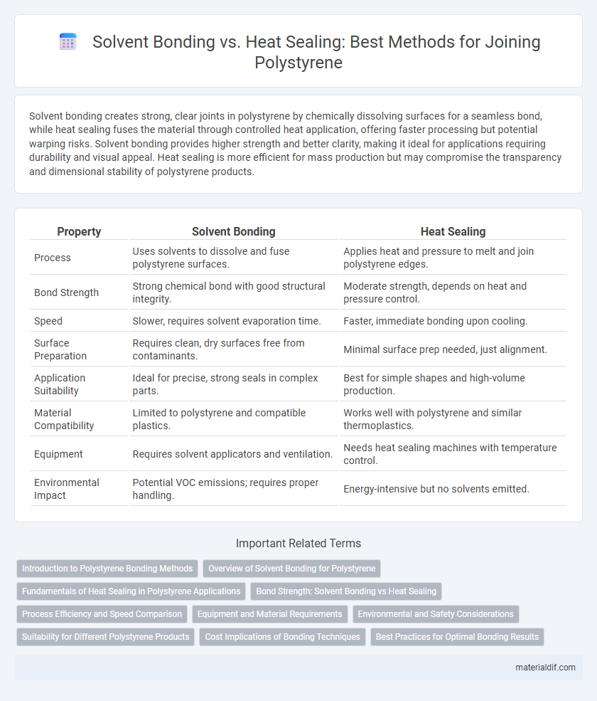Solvent Bonding vs. Heat Sealing: Best Methods for Joining Polystyrene