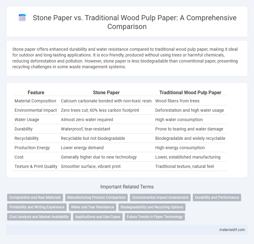 Stone Paper vs. Traditional Wood Pulp Paper: A Comprehensive Comparison