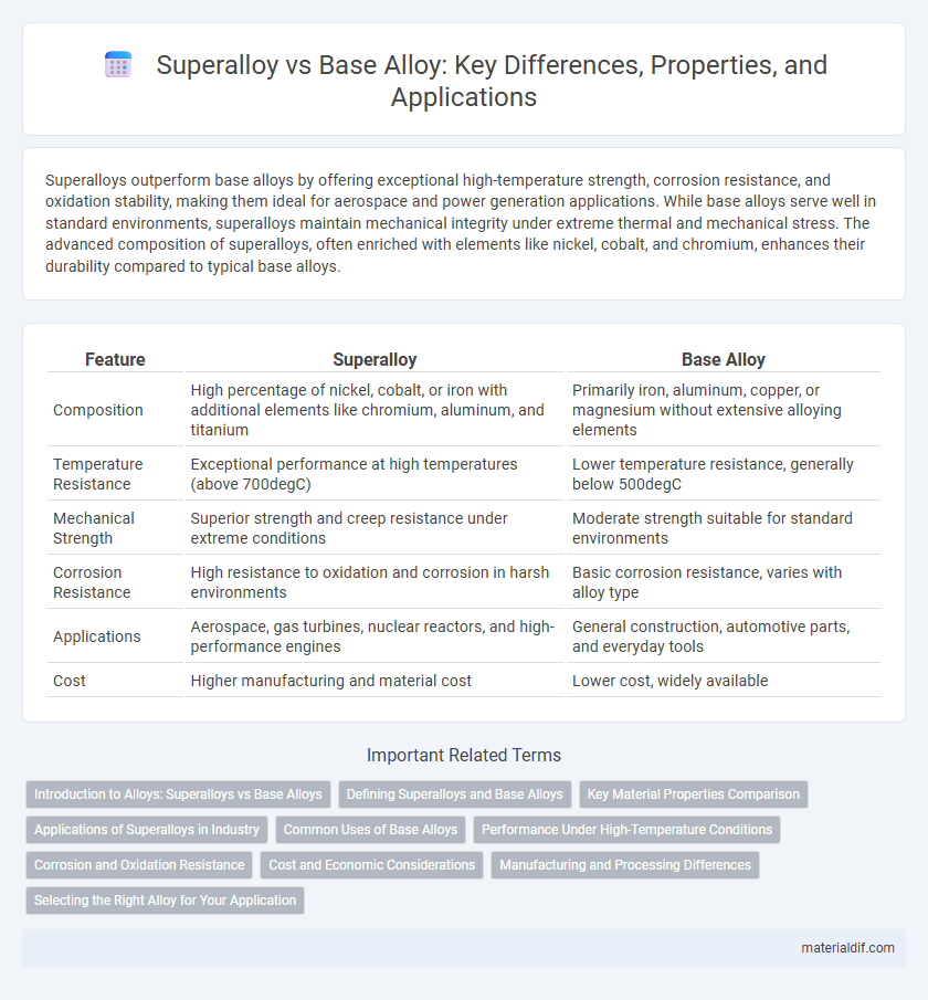 Superalloy vs Base Alloy: Key Differences, Properties, and Applications