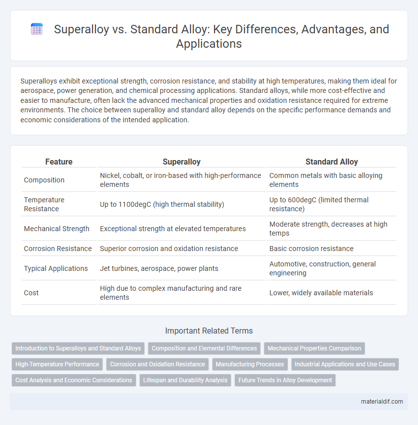 Superalloy vs. Standard Alloy: Key Differences, Advantages, and Applications
