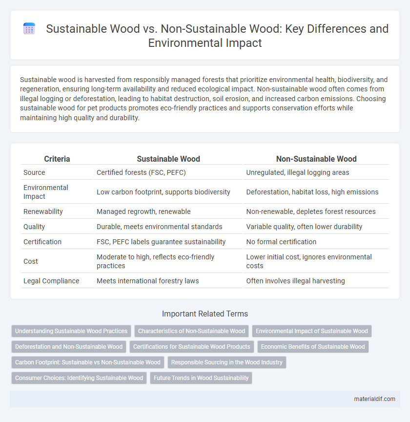 Sustainable Wood vs. Non-Sustainable Wood: Key Differences and Environmental Impact