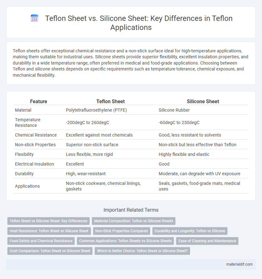 Teflon Sheet vs. Silicone Sheet: Key Differences in Teflon Applications