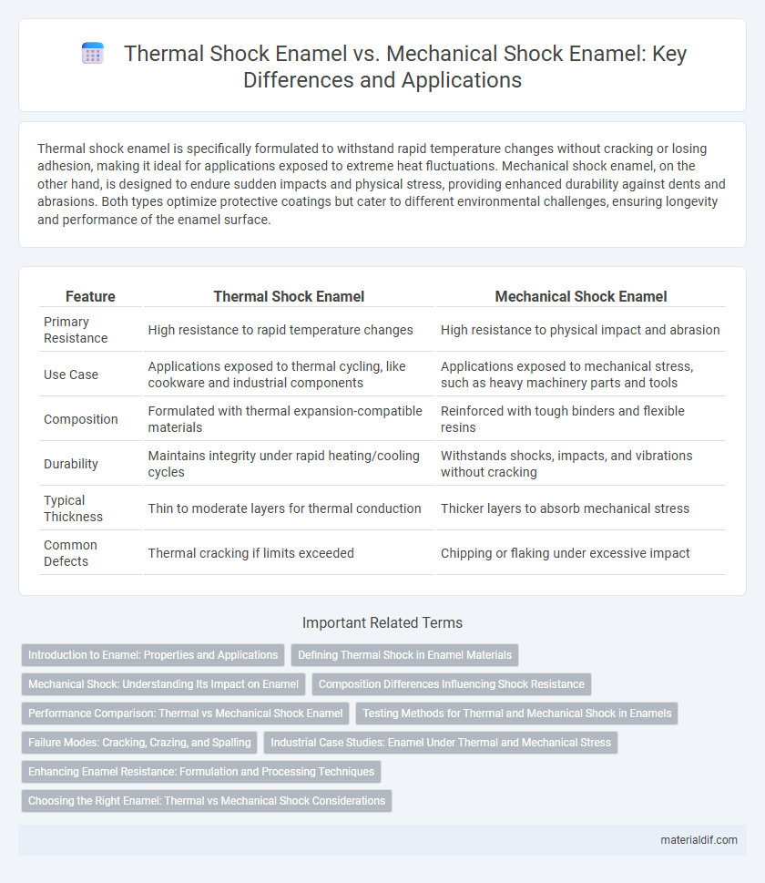Thermal Shock Enamel vs. Mechanical Shock Enamel: Key Differences and Applications