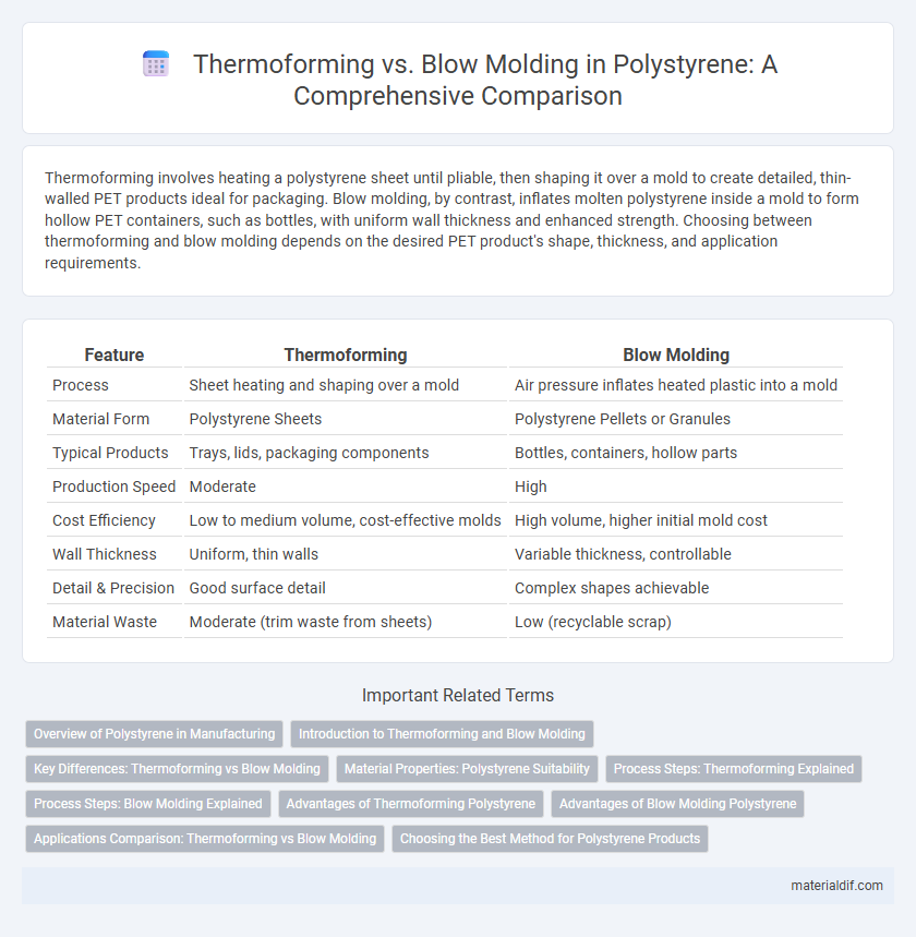 Thermoforming vs. Blow Molding in Polystyrene: A Comprehensive Comparison