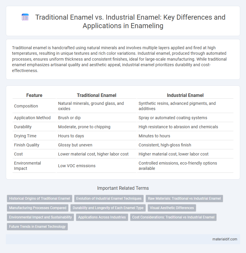Traditional Enamel vs. Industrial Enamel: Key Differences and Applications in Enameling