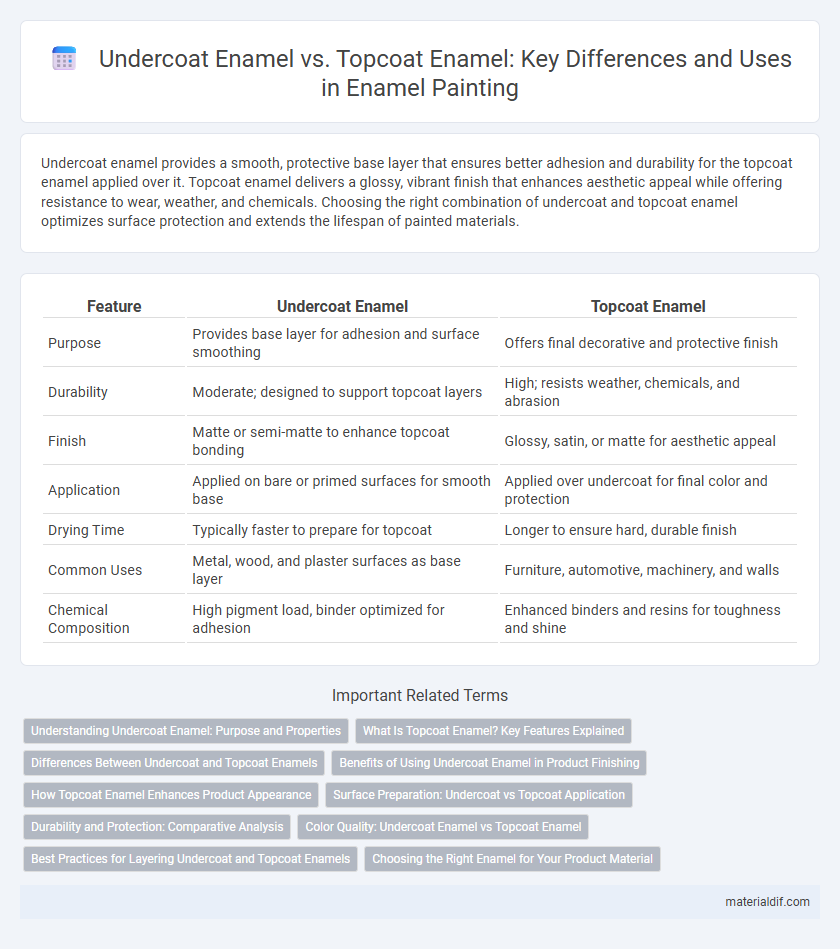 Undercoat Enamel vs. Topcoat Enamel: Key Differences and Uses in Enamel Painting