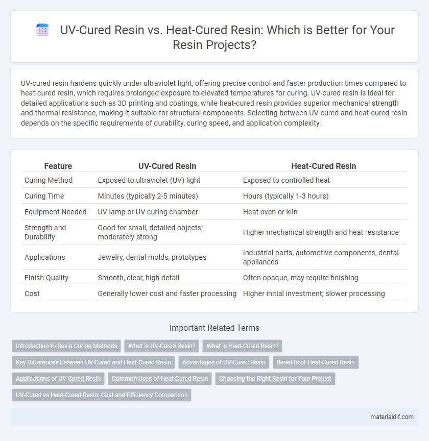 UV-Cured Resin vs. Heat-Cured Resin: Which is Better for Your Resin Projects?