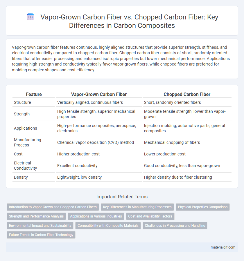 Vapor-Grown Carbon Fiber vs. Chopped Carbon Fiber: Key Differences in Carbon Composites