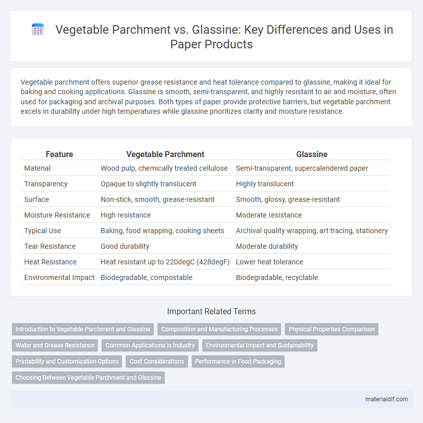 Vegetable Parchment vs. Glassine: Key Differences and Uses in Paper Products