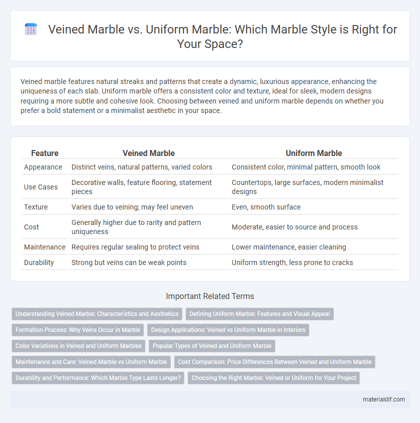 Veined Marble vs. Uniform Marble: Which Marble Style is Right for Your Space?