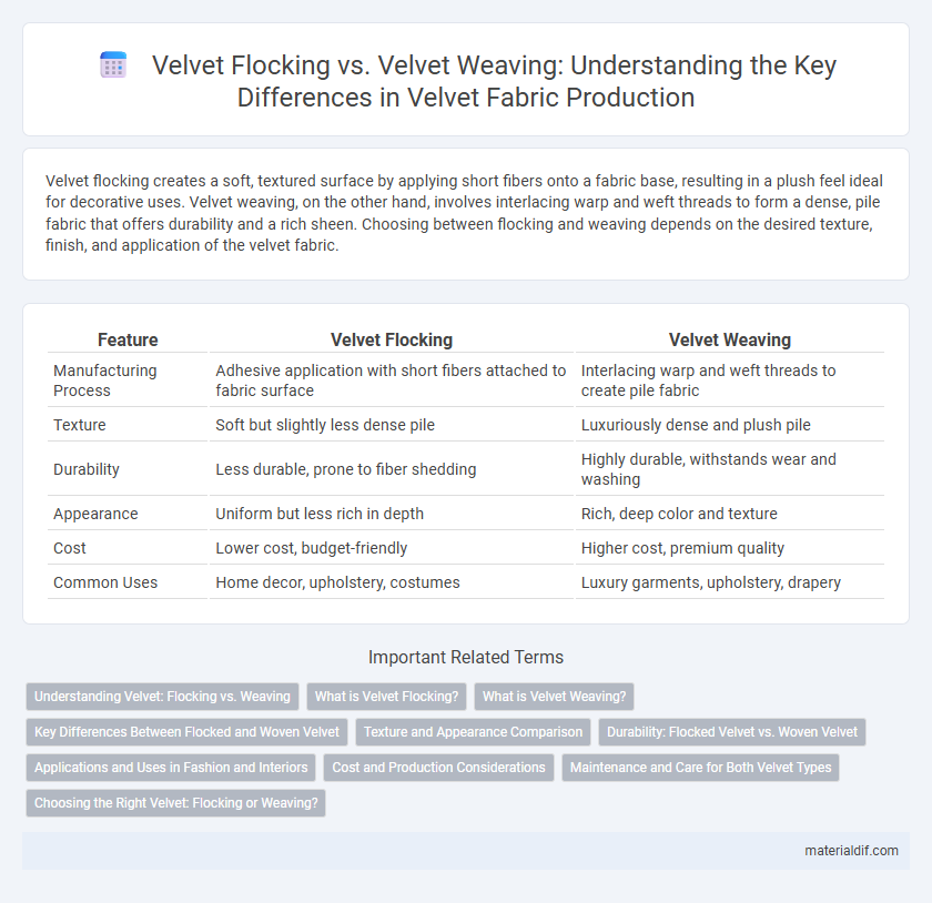 Velvet Flocking vs. Velvet Weaving: Understanding the Key Differences in Velvet Fabric Production
