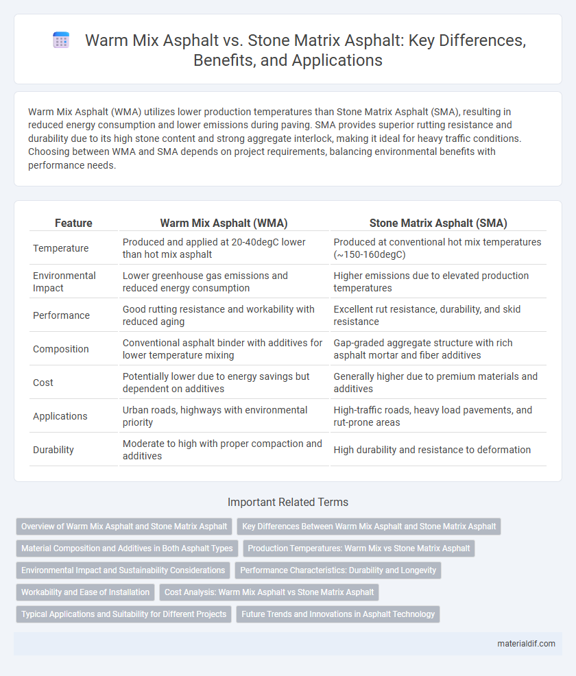 Warm Mix Asphalt vs. Stone Matrix Asphalt: Key Differences, Benefits, and Applications