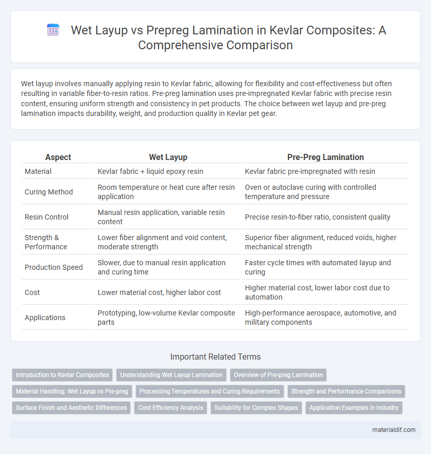 Wet Layup vs Prepreg Lamination in Kevlar Composites: A Comprehensive Comparison