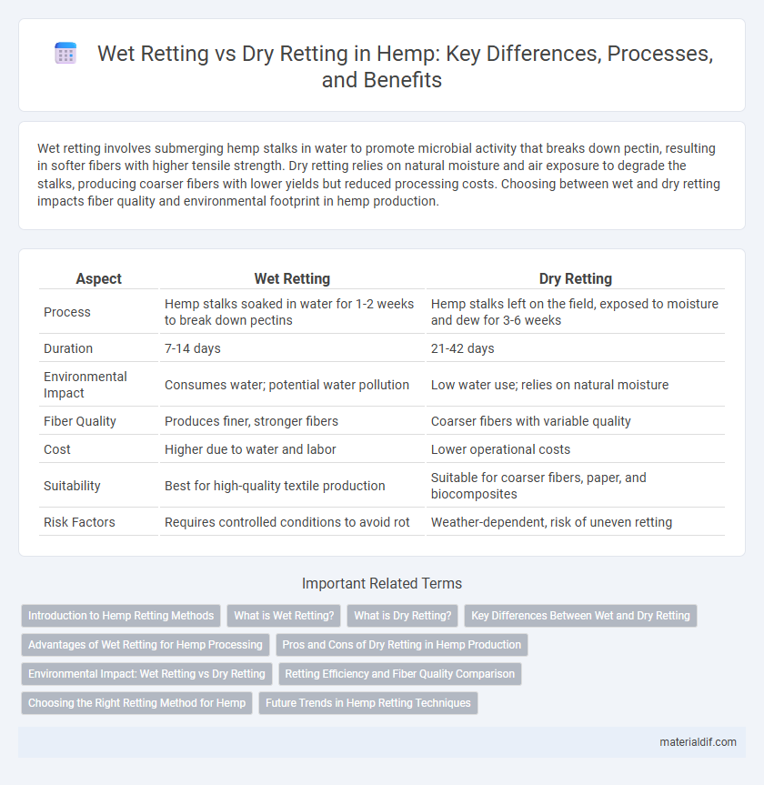 Wet Retting vs Dry Retting in Hemp: Key Differences, Processes, and Benefits