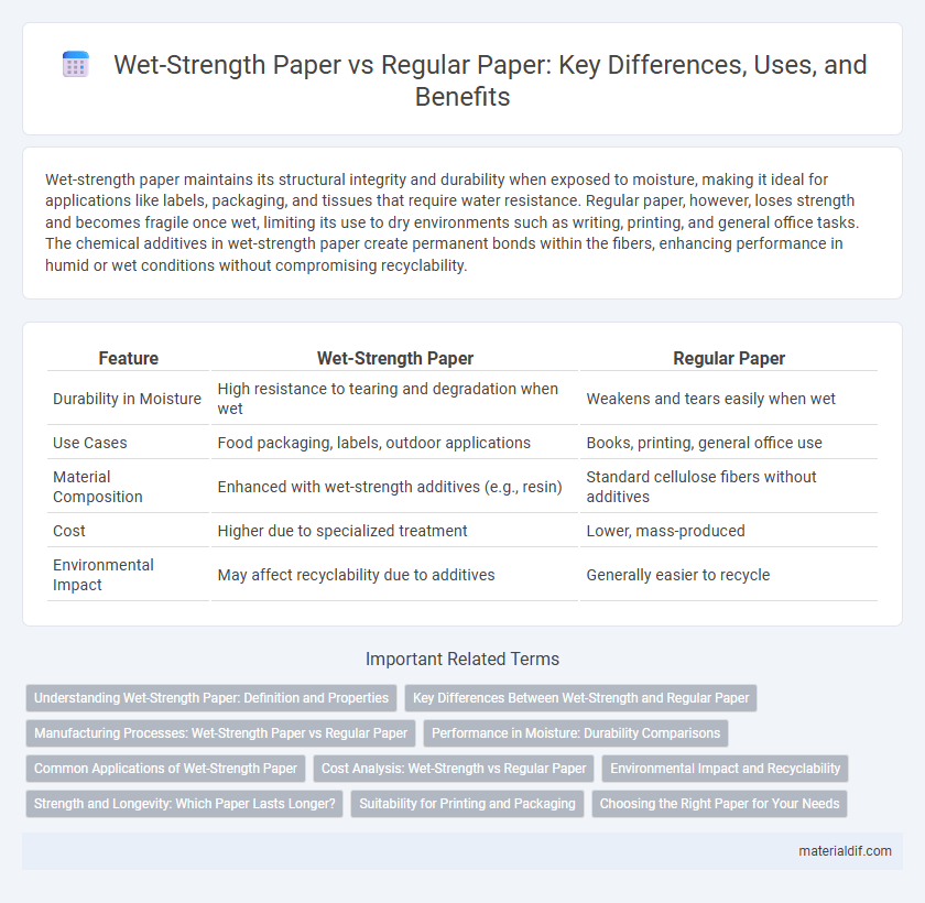 Wet-Strength Paper vs Regular Paper: Key Differences, Uses, and Benefits