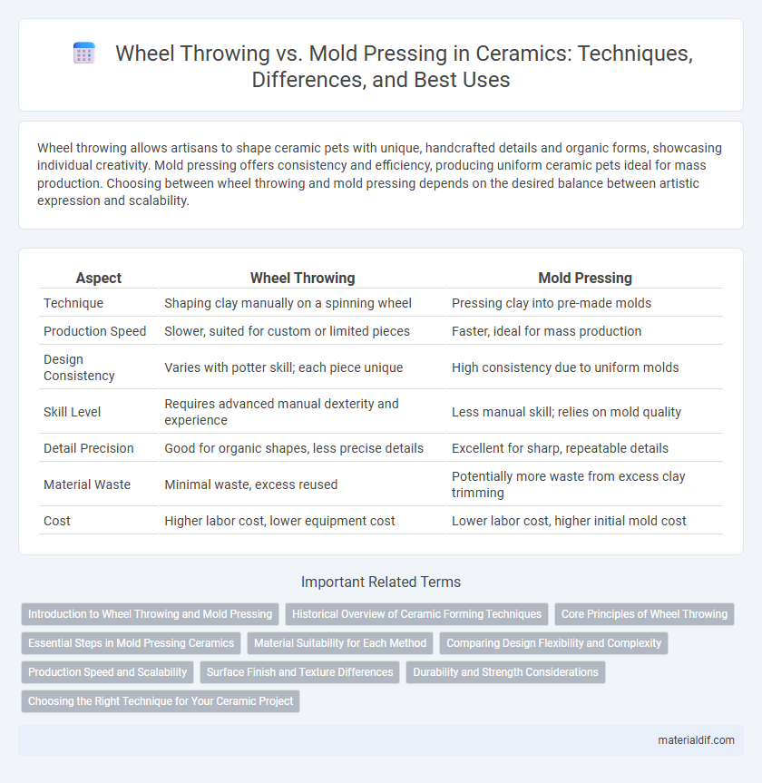 Wheel Throwing vs. Mold Pressing in Ceramics: Techniques, Differences, and Best Uses