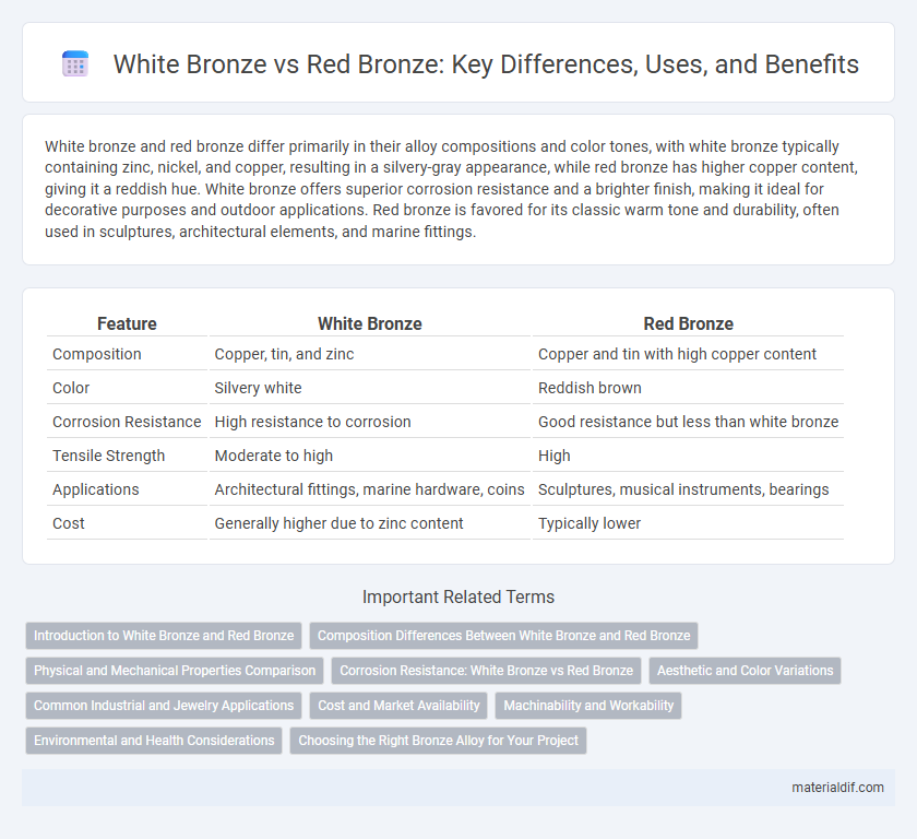 White Bronze vs Red Bronze: Key Differences, Uses, and Benefits