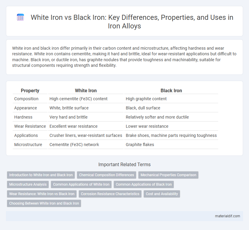 White Iron vs Black Iron: Key Differences, Properties, and Uses in Iron Alloys