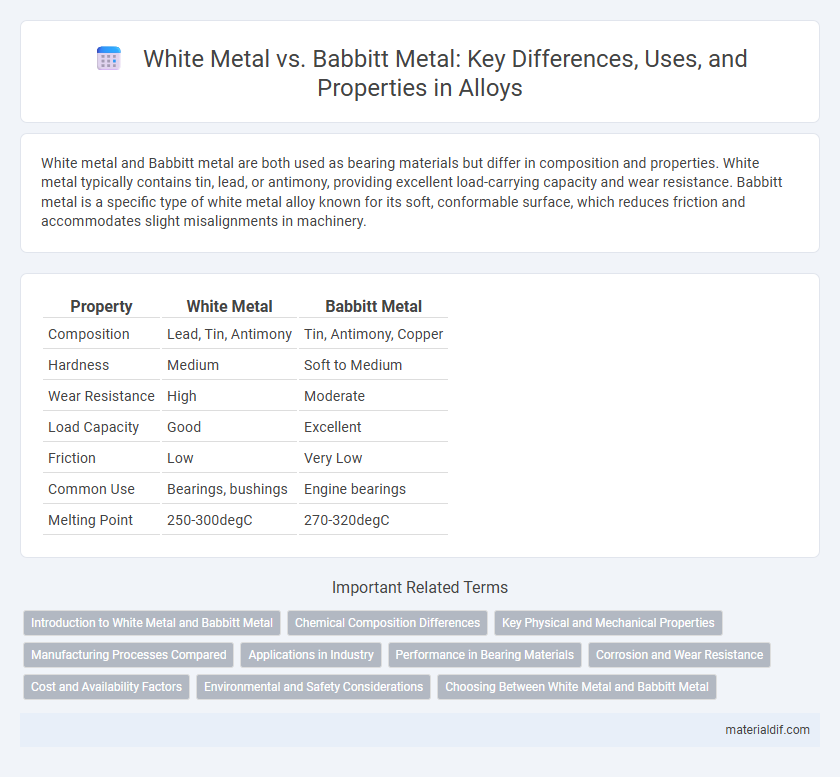 White Metal vs. Babbitt Metal: Key Differences, Uses, and Properties in Alloys